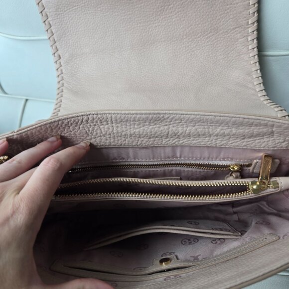 Pink Leather Tory Burch Bag - Picture 4 of 7